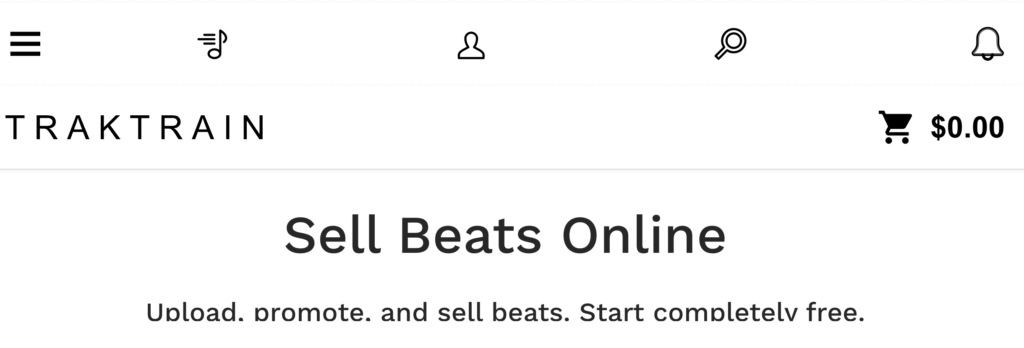 Traktrain sell beats online